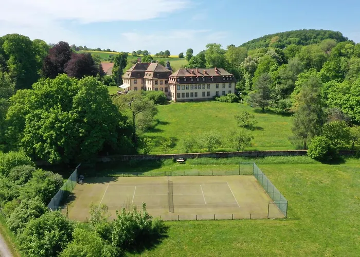 Private In Historic Castle From 1608 With Tenniscourt * Zeitlofs